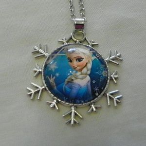 Frozen Elsa snowflake necklace